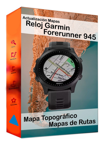 Mapa Topográficos Para Reloj Garmin Forerunner 955