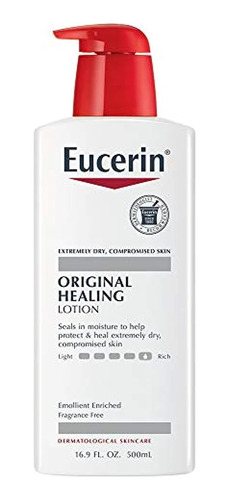 Crema Rica Curativa Eucerin Original 16.9 De Onzas Liquidas