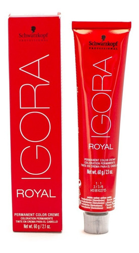 Tintura Igora Royal 6-68 Rubio Oscuro Marron Rojo