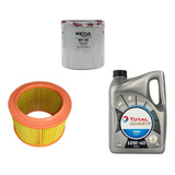 Kit Filtros Y Aceite Total 7000 10w40 Peugeot Partner 1.9d