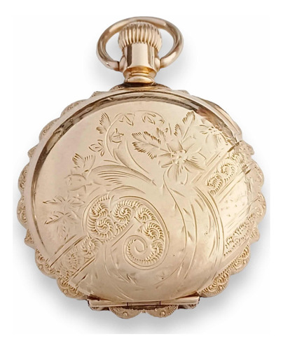 Wow Reloj Antiguo Mujer Waltham 1891 Siglo 19 Baño Oro 10k