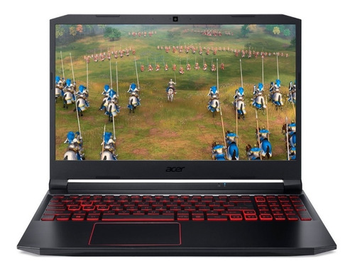 Portátil Gamer  Acer Aspire Nitro 5 An515-55 Negra 15.6 , Intel Core I5 10300h  8gb De Ram 512gb Ssd, Nvidia Geforce Gtx 1650 144 Hz 1920x1080px Windows 10 Home