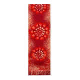 Caminos De Mesa Chenille Estampados Mandala Ciruela