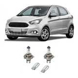 Kit Lâmpadas Tipo Original Farol H4 60w Ford Ka 2014 A 2021