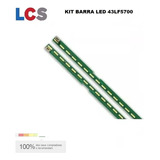 Kit 2 Barras Led 43lf6350 43lf5700 43uf6750 43uf6800 C/ Nf