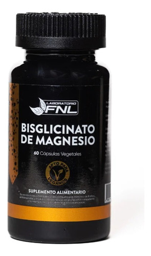 Fnl- Bisglicinato De Magnesio 60 Cápsulas 