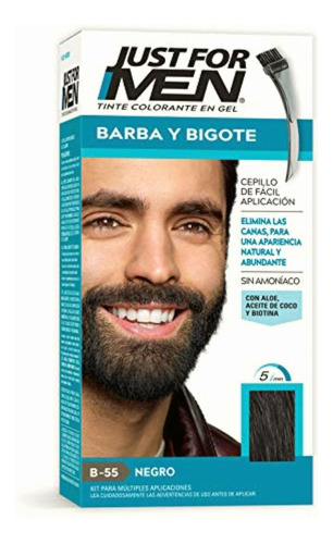 Just For Men Tinte Colorante En Gel Para Barba Y Bigote,