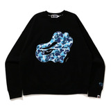 Sudadera Bape Abc Camo Patch Relaxed Fit Crewneck Oversized