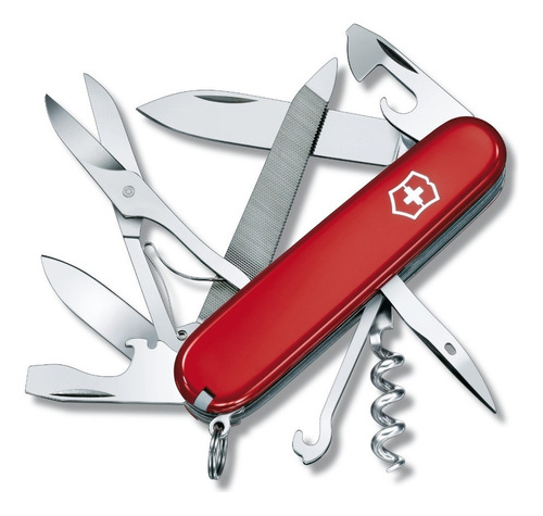 Cortaplumas Victorinox Mountaineer Suiza 18 Uso 23118 Navaja Color Rojo