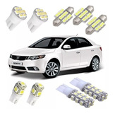 Kit Led Kia Cerato 2009/2012 Teto Placa Ré Torpedo Xenon Top