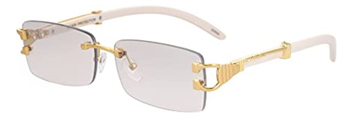 Lentes Cartier  Flawless - Gafas De Sol Con Estilo Dorado Pa