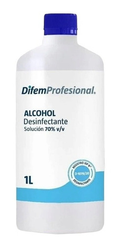 Alcohol Desnaturalizado Difem Pharma 70° 1 L