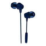 Audífonos In-ear Jbl C50hi Azul / Manos Libres / Bass Sound
