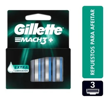Gillette Mach 3 Repuestos Para Afeitar 3 Unidades