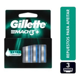 Gillette Mach 3 Repuestos Para Afeitar 3 Unidades