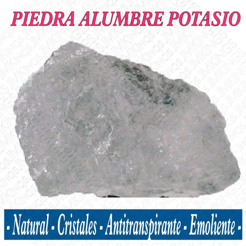 Piedra Alumbre Natural Uso Cosmetico 1 Kilo Desodorante