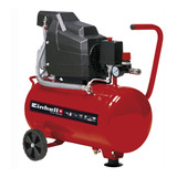 Compresor De Aire Eléctrico Portátil Einhell Tc-ac 190/24/8 24l 1100w 220v 60hz Rojo