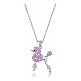 Collar De Perro Poodle Caniche Dij Mujer Medalla San