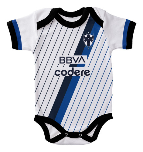 Pañalero Rayados Monterrey, Mameluco, Away, Jersey Bebé 24 