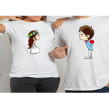 Camisetas Personalizadas Para Parejas Ref: 0057