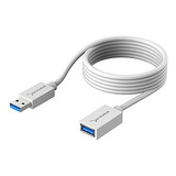 Cable De Extensión Usb 3.0 Sabrent 6' (blanco)