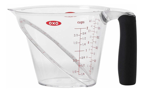 Jarra Vaso Medidora Oxo 500 Ml Vertedor Tienda Pepino Medidor Vertedor