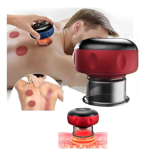 Ventosa Elétrica Relaxamento Corpo Massageador Recarregavel