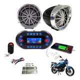 Bocinas Moto Alarma Bluetooth  Altavoz Motocicleta Estereo