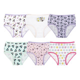 Trusas Para Niña Brief Minnie Mouse 6 Pz Calzon Infantil *sk