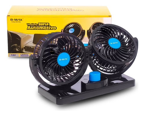 Ventilador Portátil Automotivo Carro Caminhão 12v Potente