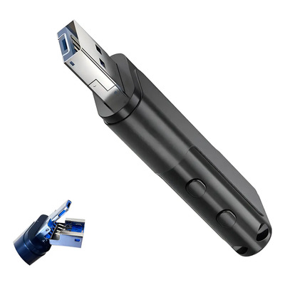 mini Grabadora de voz Espia Microfono HD Activada Por Voz 10 horas de bateria portatil discreta oculta Digital Salida Otg y USB de 32gb entrada 3.5mm para audifonos mp3 de GOGO ELECTRONICS Color Negro | Meses sin interés