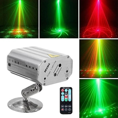 Laser Lluvia Multipunto Con Control Dj Efectos Profesional