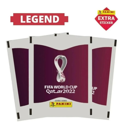 Envelope De Figurinha Legend Extra Sticker Album Copa 2022