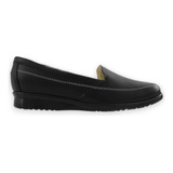 Zapato Dama D Tere 202 Extra Confort Piel Borrego Negro