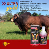 Ultra Gold 500ml 4.8% +ade B12 Endectocida Ivomec P/ Bovinos