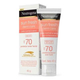 Neutrogena Sun Fresh Dry Skin Fps70 40g Cor