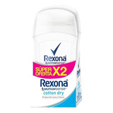 Rexona Desodorante Women Cotton 2 Unidades Barra X 50 G Fragancia Suave & Agradable