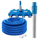 Kit Limpeza De Piscina Aspirador + Mangueira 6m