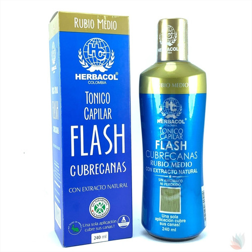 Herbacol Flash Cubrecanas Tonic - Ml A $95