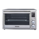 Horno Tostador Con Freidora Wurden Plateado 30 Litros Color Gris 110