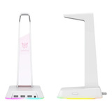 Soporte Auriculares St2, Blanco Rgb, Onikuma