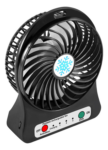 Ventilador Recargable Portátil, Enfriador De Aire, Ventilado