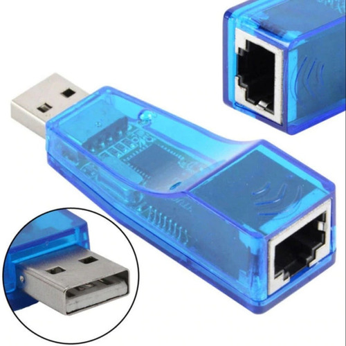 Adaptador Usb Wifi Placa Rede Rj45 Cabo Rede Internet Pc