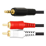 Cable Plug 3,5 Mm A 2 Plug Rca De 1,8 M Kapton, Ca-1471g