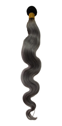 Extensiones Gris Cortina 24 Pulgadas 100% Natural Humano 