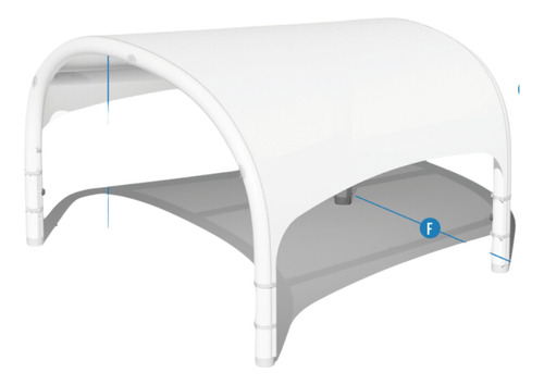 Bimini Inflable - Decktent - Toldo Inflable - Para Lanchas L