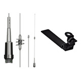 Antena Móvel Dual Band 86cm Ap0191 Suporte Caminhonete S10 Hilux Ranger Strada L200 Saveiro Montana