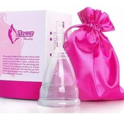 Copa Menstrual Silicona100% Reutilizable + Bolsa Tela Gratis