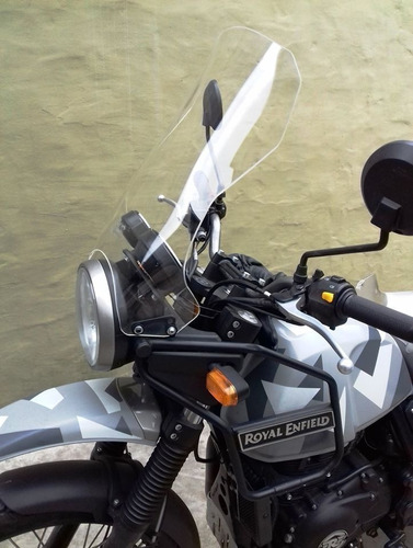 Parabrisas Moto Royal Enfield Himalayan Elevado 41 Cm Prem.