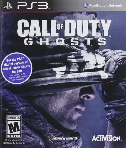 Call Of Duty Ghosts Ps3 Juego Físico Nuevo Y Sellado